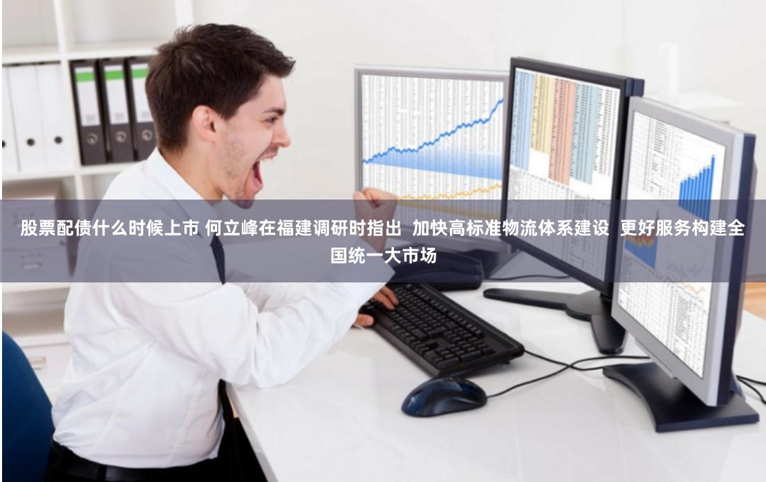 股票配债什么时候上市 何立峰在福建调研时指出  加快高标准物流体系建设  更好服务构建全国统一大市场